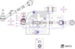 FEBI Bilstein 185472 - Bara directie cu cap stanga 336mm BMW 2 G42. G87. 3 G20. G80. G28. 3 G21. 3 G21. G81. 4 G22. G82. 4 G23. G83. 4 GRAN COUPE G26. I4 G26 - FEBI Bilstein-185472 (FEBIBILSTEIN185472)