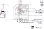 FEBI Bilstein 183723 - CAP DE BARA - compatibil Bmw - FEBI Bilstein-183723 (FEBIBILSTEIN183723)
