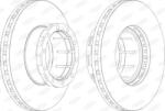 FEBI Bilstein 10931 - DISC FRANA - compatibil Daf. Iveco. Man - FEBI Bilstein-10931 (FEBIBILSTEIN10931)