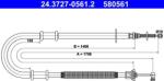 ATE 24.3727-0561.2 - Cablu, frana de parcare - Cablu frana de mana spate stanga 1788mm FIAT DOBLO. DOBLO - MINIVAN 1.2 - 1.9D 03.01 - - ATE-24.3727-0561.2 (ATE24372705612)