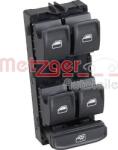 Metzger Switch. window regulator - compatibil Skoda - Metzger-0916978 (METZGER0916978)