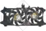 NRF 47233 - Ventilator, radiator - Ventilator radiator cu carcasa FIAT DOBLO. DOBLO - MINIVAN 1.3D - 1.9D 10.01 - - NRF-47233 (NRF47233)