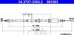 ATE 24.3727-3303.2 - Cable Pull. parking brake - ATE-24.3727-3303.2 (ATE24372733032)