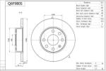 AISIN Q6F980S - Disc frana - AISIN-Q6F980S (AISINQ6F980S)