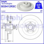 Delphi BG9412RSC - Disc de frana cu rulment spate - stanga / dreapta - RENAULT ESPACE V 1.6 - 2.0D 02.15 - 03.23 - Delphi-BG9412RSC (DELPHIBG9412RSC)