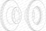 FEBI Bilstein Disc frana fata - spate - stanga / dreapta - 430mmx45mm MERCEDES ACTROS 1823 - 1823 AK. 1824 AK - 1823 K - 1823 K. 1823 K stanga 1824 K - 1823 LL - 1823 LS. 182 - FEBI Bilstein-29167 (FEBIBILSTEIN2916