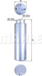MAHLE KL 229/11 - FILTRU COMBUSTIBIL - MAHLE - compatibil Vw - MAHLE-KL 229/11 (MAHLEKL22911)