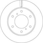 TRW DF6735 - DISC FRANA LIVRABIL NUMAI PERECHE - compatibil Fiat. Mitsubishi - TRW-DF6735 (TRWDF6735)