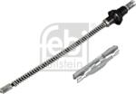 FEBI Bilstein 176819 - Cablu, frana de parcare - Cablu frana de mana spate - stanga / dreapta - 164mm FORD B - MAX. FIESTA VI. MAZDA 2 1.0 - 1.6D 07.07 - - FEBI Bilstein-176819 (FEBIBILSTEIN176819)