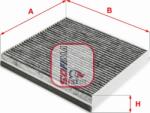 Sofima S 4282 CA - FILTRU AER POLEN CARBON ACTIV - compatibil Citroen. Peugeot - Sofima-S 4282 CA (SOFIMAS4282CA)