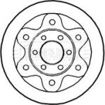 TRW DF6532S - Disc frana - Brake Disc - TRW-DF6532S (TRWDF6532S)