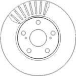 Textar Disc frana Fata - stanga / dreapta - fara pivot de fixare a rotii TOYOTA AURIS. COROLLA 1.2 - 1.8H 03.07 - 08.19 - Textar-92257703 (TEXTAR92257703)