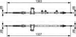 Bosch 1 987 482 453 - CABLU. FRANA DE PARCARE - compatibil 1831613 - BOSCH-1 987 482 453 (BOSCH1987482453)