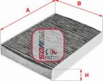 Sofima S 4291 CA - Filtru, aer habitaclu - FILTRU AER POLEN CARBON ACTIV - compatibil Nissan. Renault - Sofima-S 4291 CA (SOFIMAS4291CA)