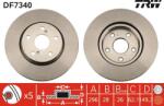 TRW DF7340 - Disc frana - Brake Disc - TRW-DF7340 (TRWDF7340)