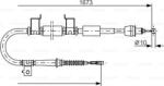 Bosch 1 987 482 362 - Cablu, frana de parcare - Cablu frana de mana spate dreapta 1673mm KIA CEED. PRO CEED 1.4 - 2.0LPG 12.06 - 02.13 - BOSCH-1 987 482 362 (BOSCH1987482362)