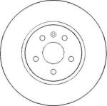 TRW DF6629 - Disc frana - Brake Disc - TRW-DF6629 (TRWDF6629)