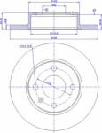 Ferodo DDF875 - Disc frana - SET DISCURI FRANA LIVRABIL NUMAI SET - compatibil Skoda. Vw - Ferodo-DDF875 (FERODODDF875)