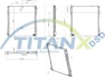 TITANX RX149002 - Radiator, racire motor - RADIATOR SCANIA PGRT R TITAN-X - compatibil Scania - TITANX-RX149002 (TITANXRX149002)