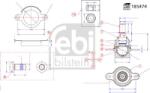 FEBI Bilstein 185474 - Articulatie axiala, cap de bara - Bieleta directie fara capat - stanga / dreapta - lungime: 294mm DS DS 3 - DS 3. OPEL CORSA F. CORSA F - HATCHBACK. MOKKA. PEUGEOT 2008 II. 208 II 1 - FEBI Bi