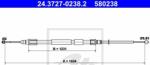 ATE 24.3727-0238.2 - Cablu frana de mana spate dreapta 1634mm BMW X3 E83 2.0 - 3.0D 09.03 - 12.11 - ATE-24.3727-0238.2 (ATE24372702382)