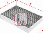 Sofima FILTRU AER POLEN CARBON ACTIV - compatibil Dacia. Nissan. Renault - Sofima-S 4257 CA (SOFIMAS4257CA)