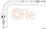 Cofle 11.5580 - Cablu, frana de parcare - CABLU. FRANA DE PARCARE - compatibil 1419538 - Cofle-11.5580 (COFLE115580)