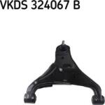 SKF VKDS 324067 B - Brat, suspensie roata - BRAT SUSPENSIE ROATA - compatibil Ford - SKF-VKDS 324067 B (SKFVKDS324067B)