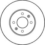 Delphi BG4096 - DISC FRANA - compatibil Hyundai. Kia - Delphi-BG4096 (DELPHIBG4096)