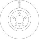 TRW DF6983S - Disc frana - Brake Disc - TRW-DF6983S (TRWDF6983S)