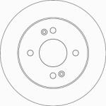 TRW DF6949 - Disc frana - Brake Disc - TRW-DF6949 (TRWDF6949)
