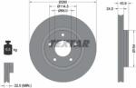 Textar 92232205 - Disc frana Fata - stanga / dreapta - NISSAN JUKE. PULSAR. SENTRA VII 1.2 - 1.8 06.10 - - Textar-92232205 (TEXTAR92232205)