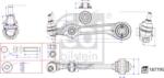 FEBI Bilstein 187795 - Brat, suspensie roata - Brat suspensie fata stanga MERCEDES S A217. S W222. V222. X222 2.2DH - 6.0 05.13 - 07.20 - FEBI Bilstein-187795 (FEBIBILSTEIN187795)