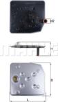 MAHLE HX 263 - Filtru hidraulic, cutie de viteze automata - FILTRU ULEI HIDRAULIC. TRANSMISIE - MAHLE - compatibil Ford - MAHLE-HX 263 (MAHLEHX263)