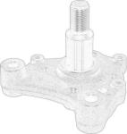 RENAULT 430433572R - Articulatie directie, suspensie roata - PORT FUZETA STG SPATE - compatibil Nissan. Opel. Renault - RENAULT-430433572R (RENAULT430433572R)