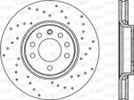 ATE 24.0328-0137.1 - ATE disc frana fata Opel Signum. Vectra C. Saab 9 - 3 04.02 - - ATE-24.0328-0137.1 (ATE24032801371)