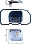 MAHLE HX 158D - Filtru hidraulic, cutie de viteze automata - Filtru ulei cutie viteze pentru transmission number 305061. to 05 - 2007 MERCEDES A W169. B SPORTS TOURER W245 1.5 - 2.0D 09.04 - 06.12 - MAHLE-H
