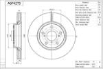 AISIN A6F427S - Disc frana - AISIN-A6F427S (AISINA6F427S)