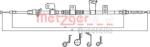 Cofle 17.2299 - Cablu, frana de parcare - CABLU. FRANA DE PARCARE - compatibil 1609905180 - Cofle-17.2299 (COFLE172299)