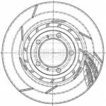 ATE 24.0136-0127.1 - DISC FRANA DR LIVRABIL 1 BUC - compatibil Porsche - ATE-24.0136-0127.1 (ATE24013601271)