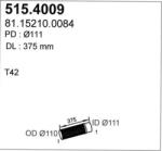 ASSO 515.4009 - TEAVA FLEXIBILA. ESAPAMENT - compatibil Man - ASSO-515.4009 (ASSO5154009)
