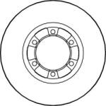 ATE 24.0122-0155.1 - DISC FRANA - compatibil Mitsubishi - ATE-24.0122-0155.1 (ATE24012201551)