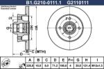 ATE 24.0110-0111.1 - Disc frana - Brake Disc - ATE-24.0110-0111.1 (ATE24011001111)