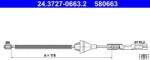 ATE 24.3727-0663.2 - Cablu, frana de parcare - Cable Pull. parking brake - ATE-24.3727-0663.2 (ATE24372706632)