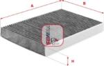 Sofima S 4348 CA - FILTRU AER HABITACLU CARBON ACTIV - compatibil Iveco - Sofima-S 4348 CA (SOFIMAS4348CA)