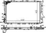 Loro 003-017-0004 - Radiator, racire motor - Loro-003-017-0004 (LORO0030170004)