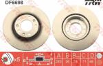 TRW DF6698 - DISC FRANA - compatibil Peugeot - TRW-DF6698 (TRWDF6698)