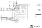 FEBI Bilstein 183070 - Cap de bara dreapta HYUNDAI ACCENT V. SOLARIS. KIA RIO IV. STONIC 1.0 - 1.6D 01.17 - - FEBI Bilstein-183070 (FEBIBILSTEIN183070)