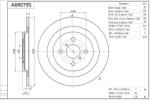 AISIN A6R079S - Disc frana - AISIN-A6R079S (AISINA6R079S)