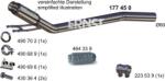 ERNST 177450 - TEAVA ESAPAMENT - compatibil Vw - ERNST-177450 (ERNST177450)